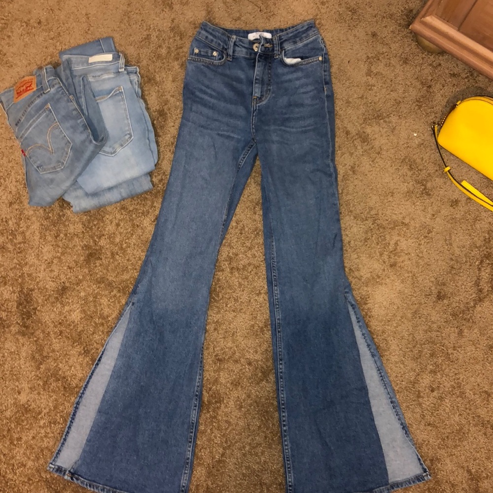 Bershka size 00 flare jeans